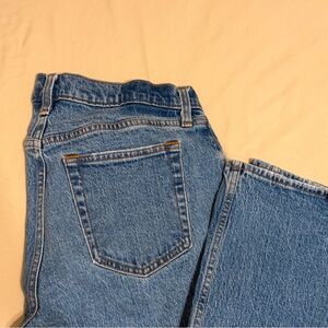 Abercrombie & Fitch Blue Baggy Curve Love Jeans